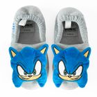 Cool Club, Papuci de casa pentru baieti, gri, imprimeu Sonic the Hedgehog