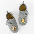 Cool Club, Papuci de casa pentru baieti, gri, imprimeu Winnie the Pooh