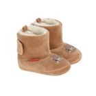 Cool Club, Papuci de casa pentru baieti, maro, caldurosi, imprimeu Fisher-Price