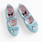Cool Club, Papuci de casa pentru fete, albastru, imprimeu Hello Kitty and Friends