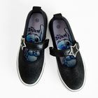 Cool Club, Papuci de casa pentru fete, negru, imprimeu Lilo si Stitch