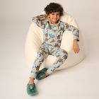 Cool Club, Pijama pentru baieti, gri melanj