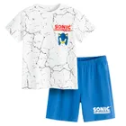 Cool Club, Pijama pentru baieti, mix, imprimeu Sonic the Hedgehog