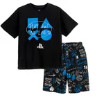 Cool Club, Pijama pentru baieti, negru, imprimeu Playstation