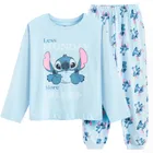 Cool Club, Pijama pentru fete, albastru, imprimeu Lilo si Stitch