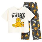 Cool Club, Pijama pentru fete, mix, imprimeu Garfield