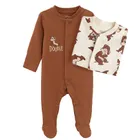 Cool Club, Pijama tip salopeta pentru baieti, mix, imprimeu Chip si Dale, set, 2 buc.