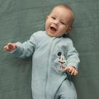 Cool Club, Pijama tip salopeta pentru baieti, turcoaz, imprimeu Disney