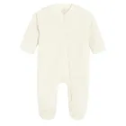 Cool Club, Pijama tip salopeta pentru bebelusi, calduroasa, ecru