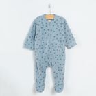 Cool Club, Pijama tip salopeta pentru bebelusi, polar, bleumarin