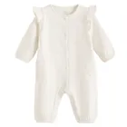 Cool Club, Pijama tip salopeta pentru fete, bej