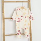 Cool Club, Pijama tip salopeta pentru fete, ecru