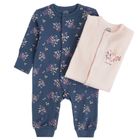 Cool Club, Pijama tip salopeta pentru fete, mix, set, 2 buc.