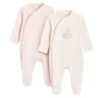 Cool Club, Pijama tip salopeta pentru fete, roz, set, 2 buc.