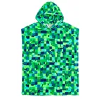 Cool Club, Prosop tip poncho pentru baieti, verde