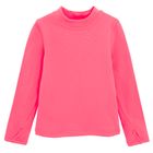 Cool Club, Pulover cu guler inalt, termic, calduros, roz fluo