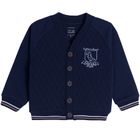 Cool Club, Pulover cu nasturi pentru baieti, bleumarin