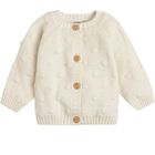 Cool Club, Pulover cu nasturi pentru fete, culoare ecru