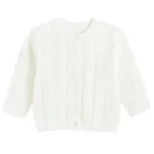 Cool Club, Pulover pentru fete, cu nasturi, alb