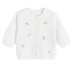 Cool Club, Pulover pentru fete, cu nasturi, ecru