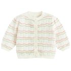 Cool Club, Pulover pentru fete, cu nasturi, ecru