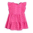 Cool Club, Rochie, broderie englezeasca, roz