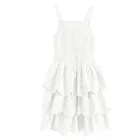 Cool Club, Rochie cu bretele pentru fete, alb