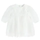 Cool Club, Rochie cu maneca lunga pentru fete, alb