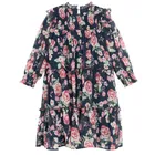 Cool Club, Rochie cu maneca lunga pentru fete, bleumarin