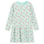 Cool Club, Rochie cu maneca lunga pentru fete, menta verde