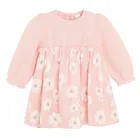 Cool Club, Rochie cu maneca lunga pentru fete, muselina, roz