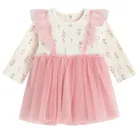 Cool Club, Rochie cu maneca lunga pentru fete, roz