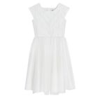 Cool Club, Rochie cu maneca scurta pentru fete, alb