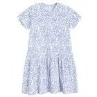 Cool Club, Rochie cu maneca scurta pentru fete, alb