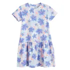 Cool Club, Rochie cu maneca scurta pentru fete, albastru