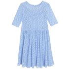 Cool Club, Rochie cu maneca scurta pentru fete, albastru deschis