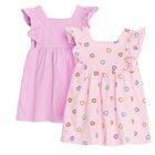 Cool Club, Rochie cu maneca scurta pentru fete, mix, set, 2 buc.