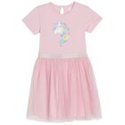 Cool Club, Rochie cu maneca scurta pentru fete, roz