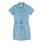 Cool Club, Rochie de blugi cu maneca scurta pentru fete, denim, cu nasturi