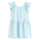 Cool Club, Rochie de blugi pentru fete cu maneca scurta, albastru