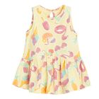 Cool Club, Rochie fara maneci pentru fete, galben