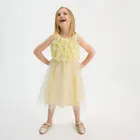 Cool Club, Rochie fara maneci pentru fete, galben