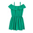 Cool Club, Rochie verde in stil spaniol cu bretele