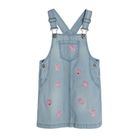 Cool Club, Sarafan de blugi pentru fete, albastru deschis, imprimeu Peppa Pig