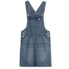 Cool Club, Sarafan de blugi pentru fete, denim, imprimeu inima