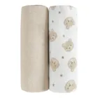 Cool Club, Scutece din flanela pentru bebelusi, 70-80 cm, mix, set, 2 buc.