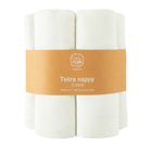 Cool Club, Scutece din tetra pentru bebelusi, 70-80cm, alb, set, 5 buc.