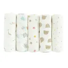 Cool Club, Scutece din tetra pentru bebelusi, 70-80cm, alb, set, 5 buc.