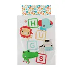 Cool Club, Set lenjerie pat fetite, 2 piese, alb, Fisher-Price, 135-100 cm