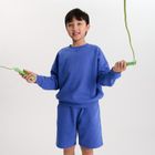 Cool Club, Set pentru baieti, Bluza calduros, Pantaloni scurti, albastru